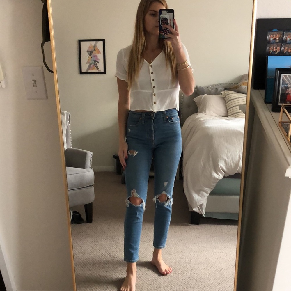 Levi’s Wedgie Skinny Distressed Blue Jeans 💙 - Picture 7 of 15